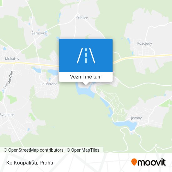Ke Koupališti mapa