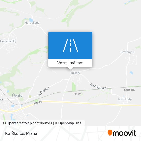 Ke Školce mapa