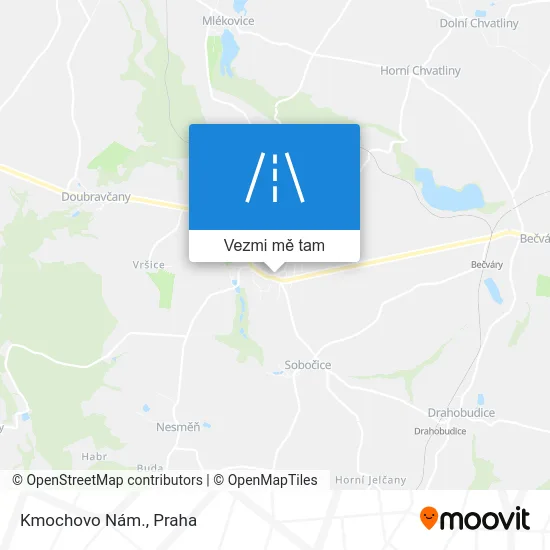 Kmochovo Nám. mapa