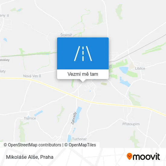 Mikoláše Alše mapa