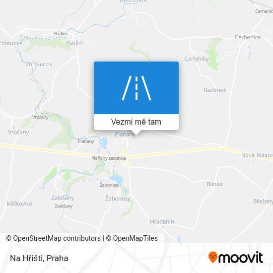 Na Hřišti mapa