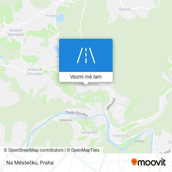 Na Městečku mapa