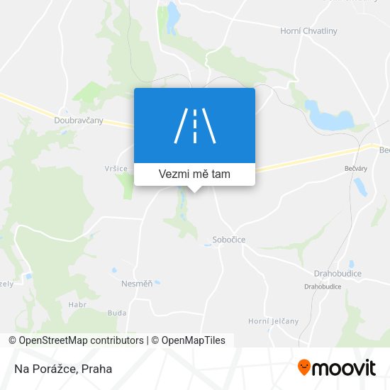 Na Porážce mapa