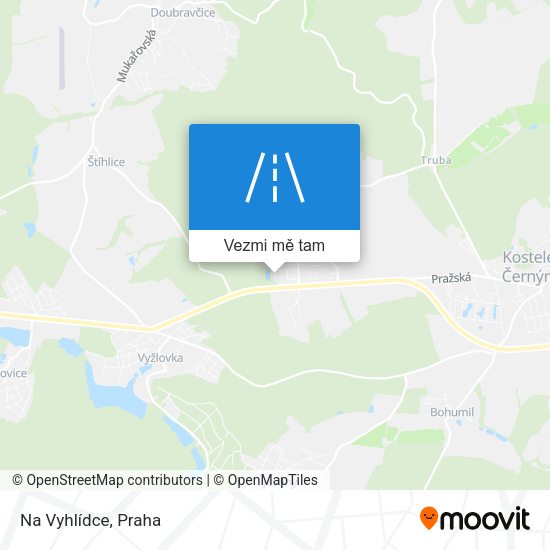Na Vyhlídce mapa
