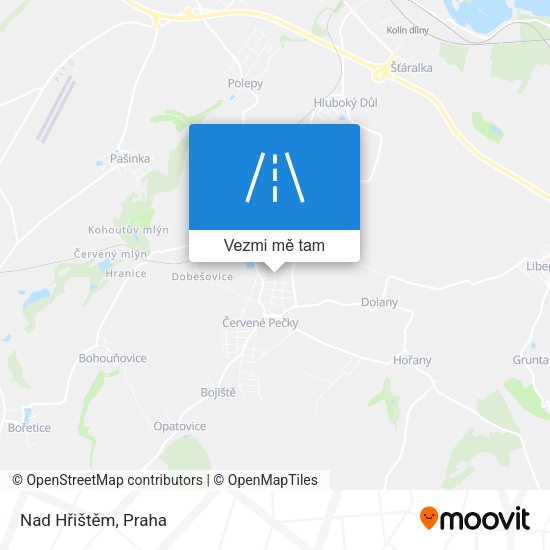 Nad Hřištěm mapa