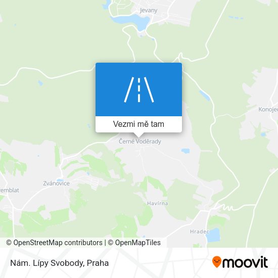 Nám. Lípy Svobody mapa