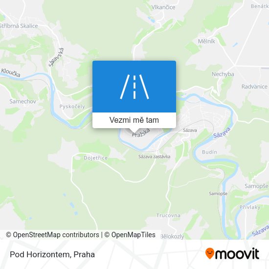 Pod Horizontem mapa