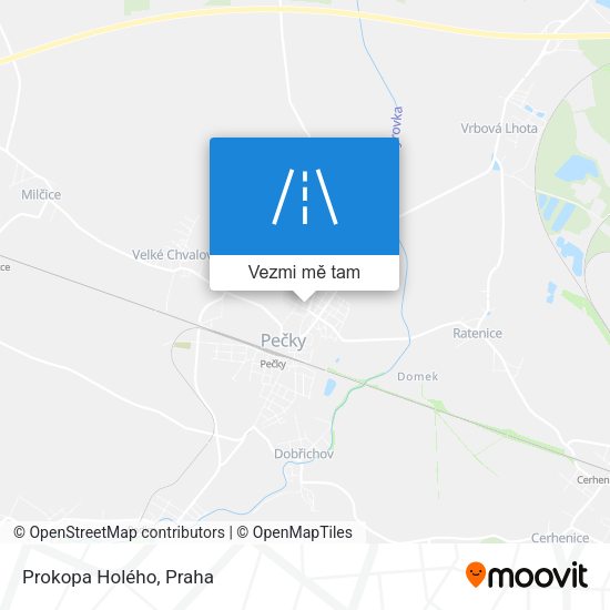 Prokopa Holého mapa