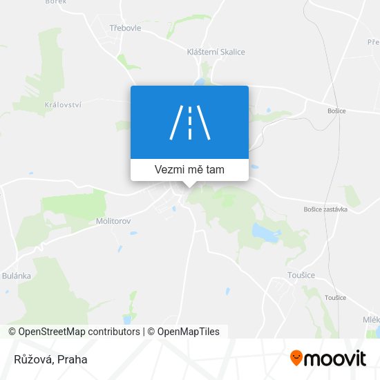 Růžová mapa
