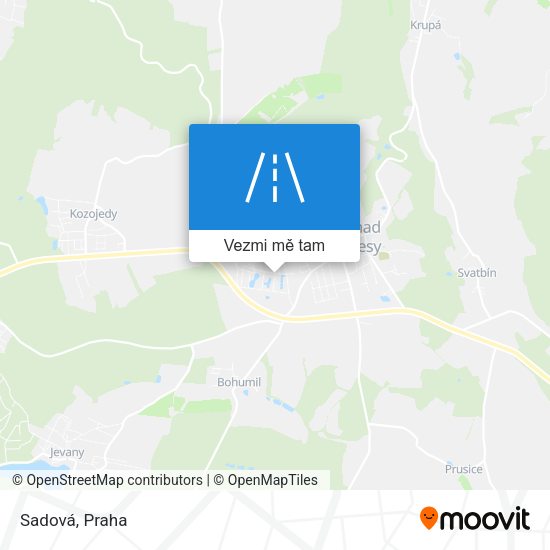 Sadová mapa