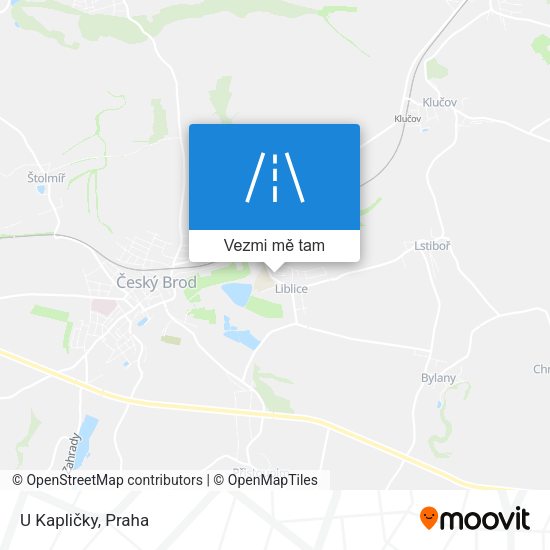 U Kapličky mapa