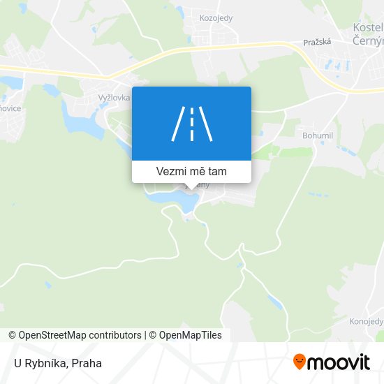 U Rybníka mapa