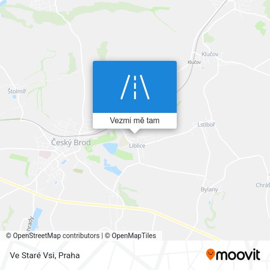 Ve Staré Vsi mapa