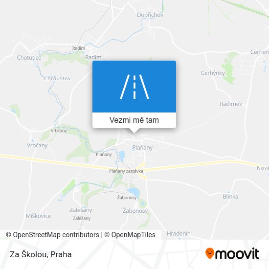 Za Školou mapa