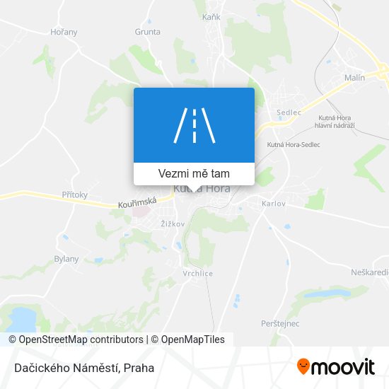 Dačického Náměstí mapa