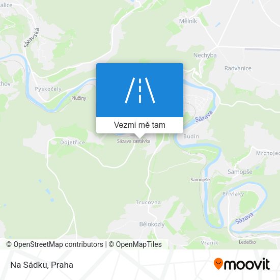 Na Sádku mapa
