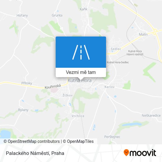 Palackého Náměstí mapa