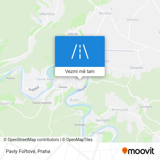 Pavly Fořtové mapa