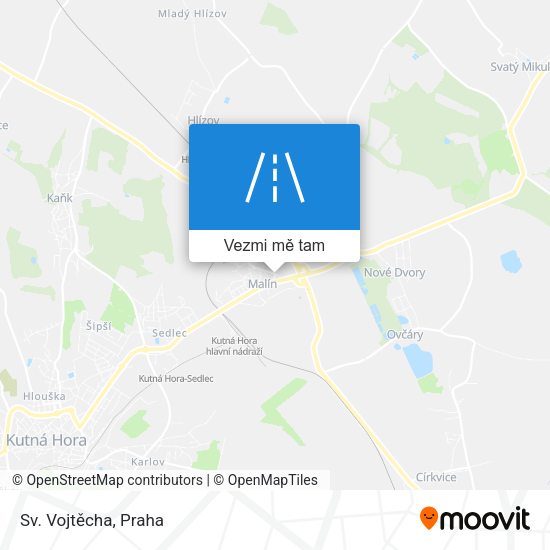 Sv. Vojtěcha mapa