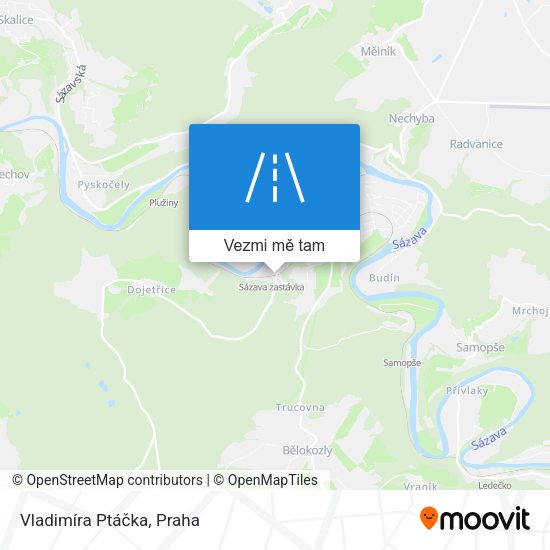 Vladimíra Ptáčka mapa