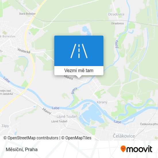 Měsíční mapa