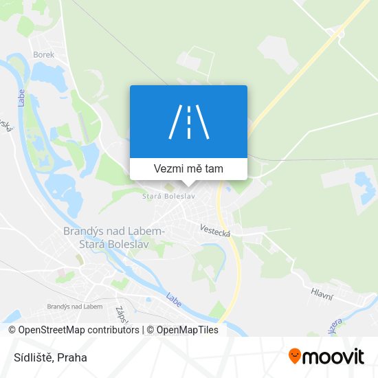 Sídliště mapa
