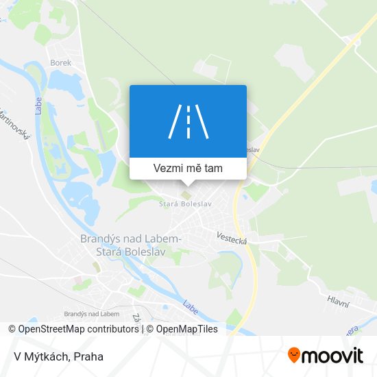 V Mýtkách mapa