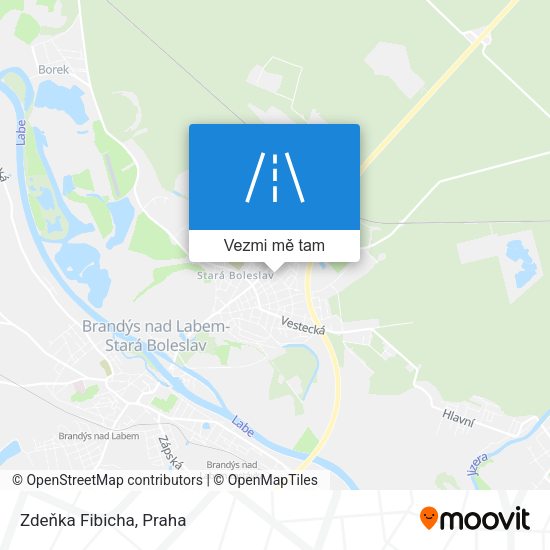 Zdeňka Fibicha mapa