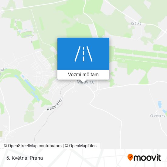 5. Května mapa