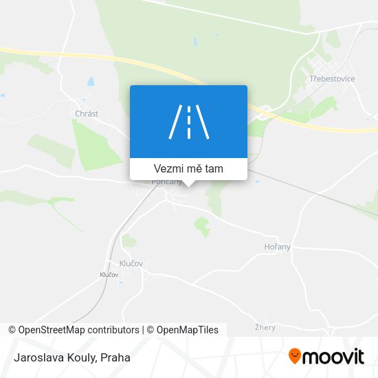 Jaroslava Kouly mapa
