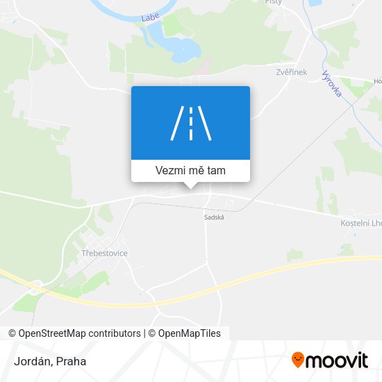 Jordán mapa