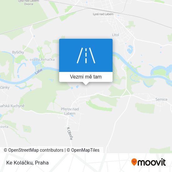 Ke Koláčku mapa