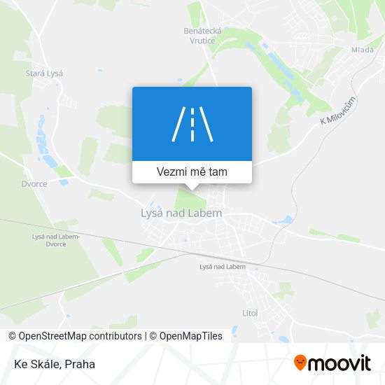 Ke Skále mapa