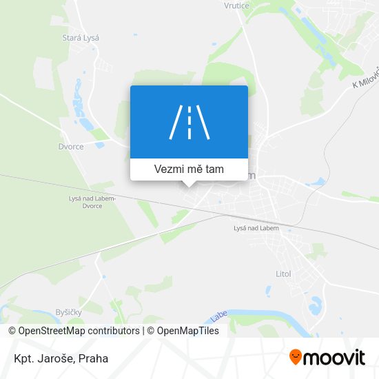 Kpt. Jaroše mapa