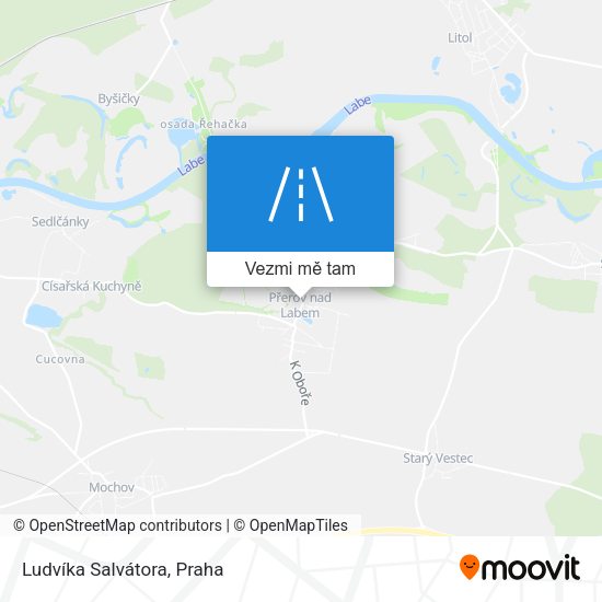 Ludvíka Salvátora mapa