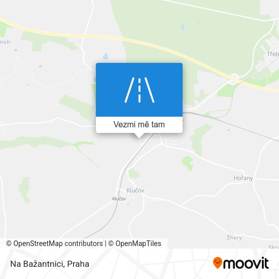 Na Bažantnici mapa
