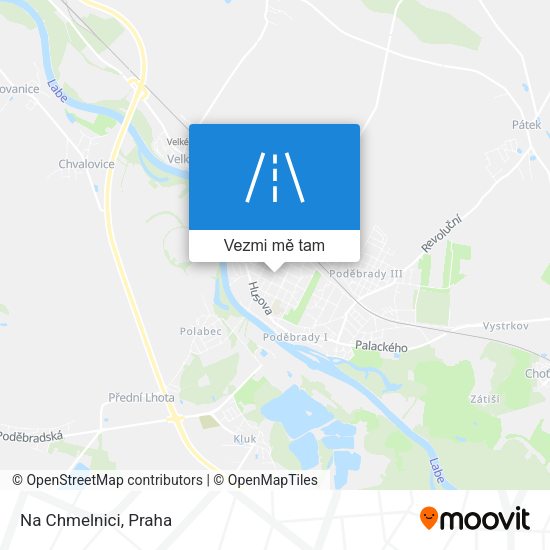 Na Chmelnici mapa