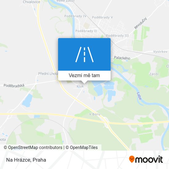 Na Hrázce mapa