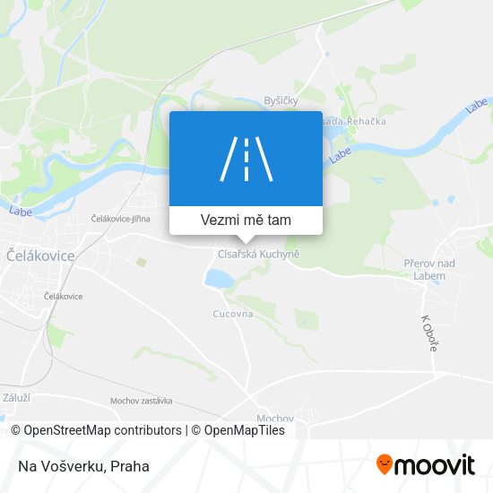 Na Vošverku mapa