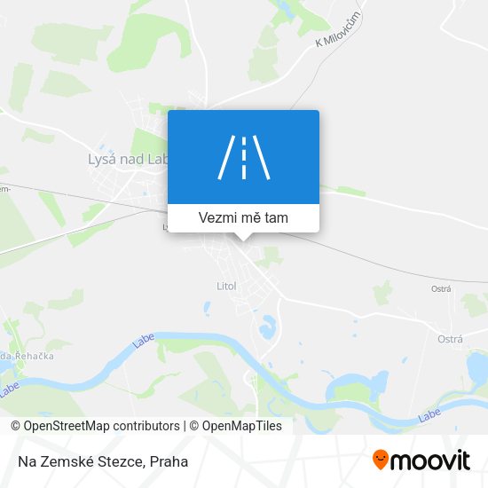 Na Zemské Stezce mapa
