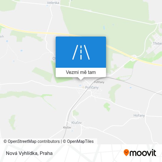 Nová Vyhlídka mapa