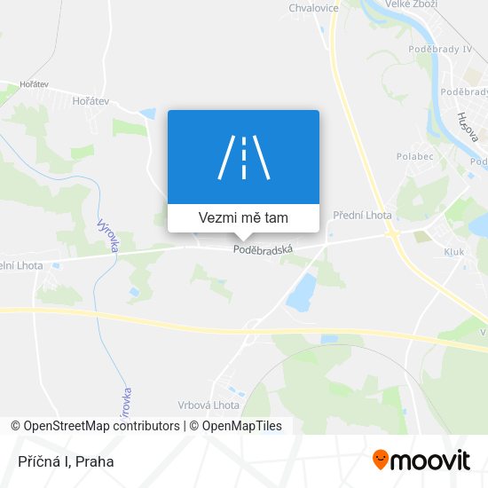 Příčná I mapa