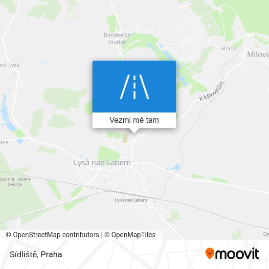 Sídliště mapa