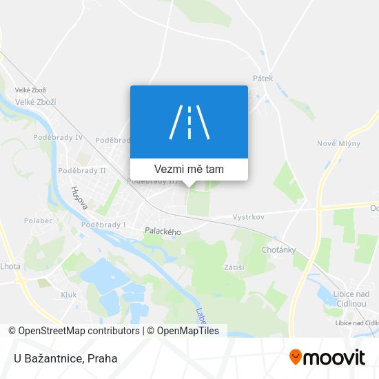 U Bažantnice mapa