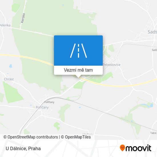 U Dálnice mapa