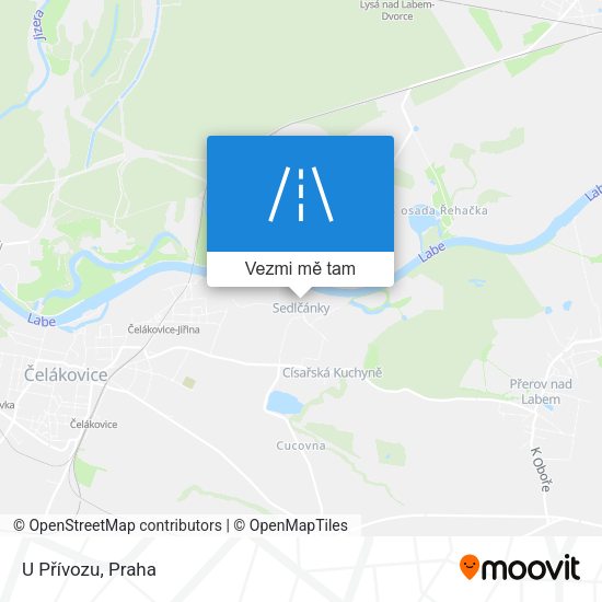 U Přívozu mapa