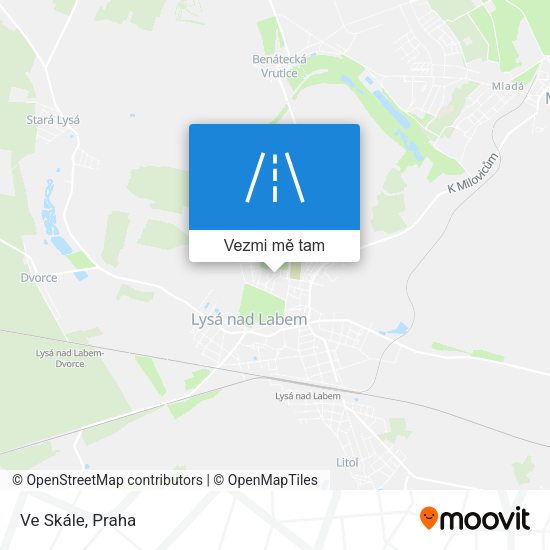 Ve Skále mapa