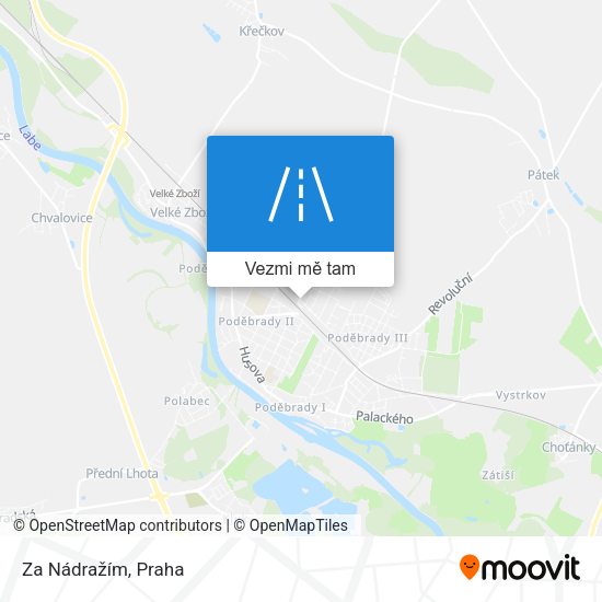 Za Nádražím mapa