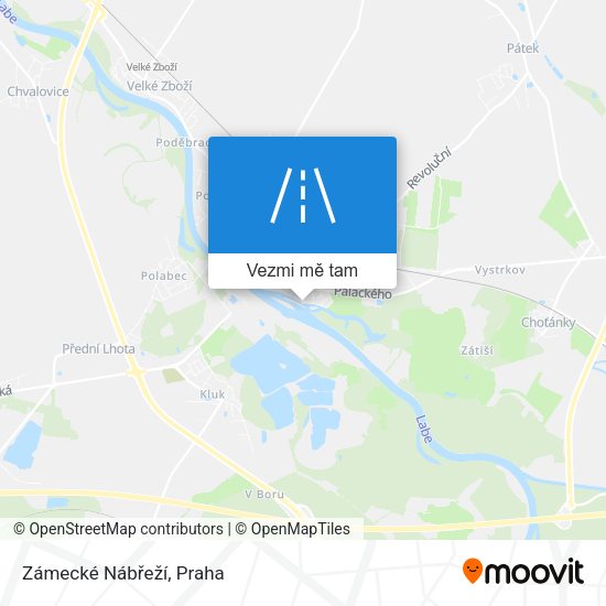 Zámecké Nábřeží mapa