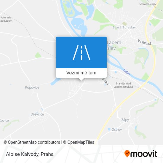Aloise Kalvody mapa